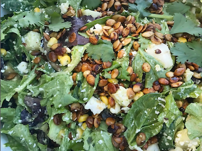 Jicama and Corn Salad with Spiced&nbsp;Pepitas