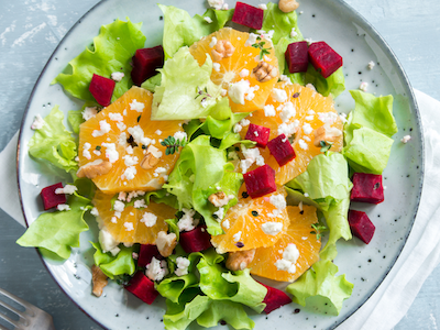 Orange Salad with Honey Lemon&nbsp;Vinaigrette