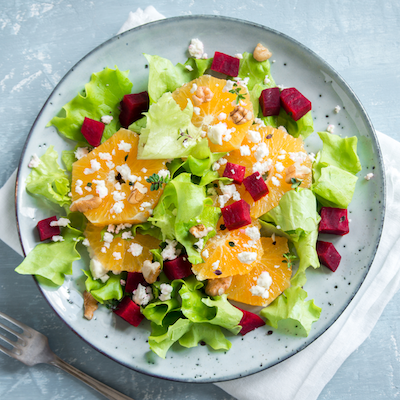 Orange Salad with Honey Lemon&nbsp;Vinaigrette