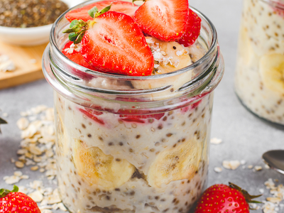 Overnight Oats with Banana and&nbsp;Berries