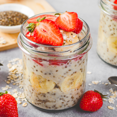 Overnight Oats with Banana and&nbsp;Berries